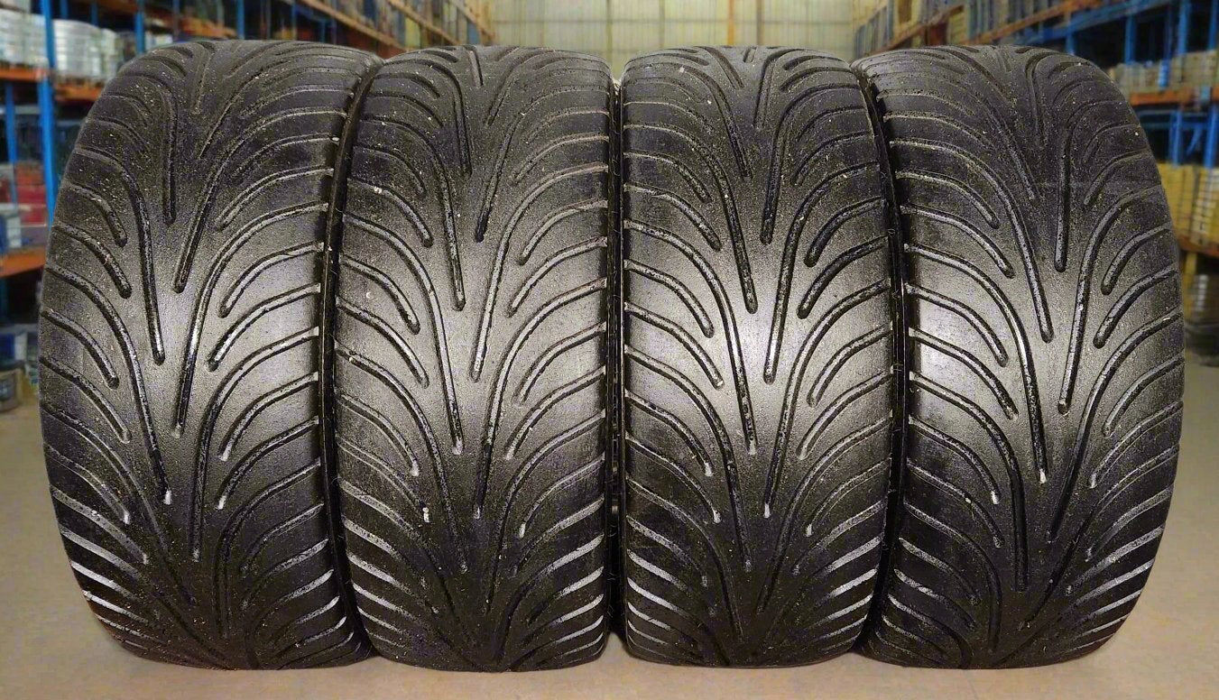 5 X 110 Team Dynamics Pro Race 1.2, 15" Alloy Wheels & Goodyear (Dunlop) Full Wet Tyres. (Set of 4)
