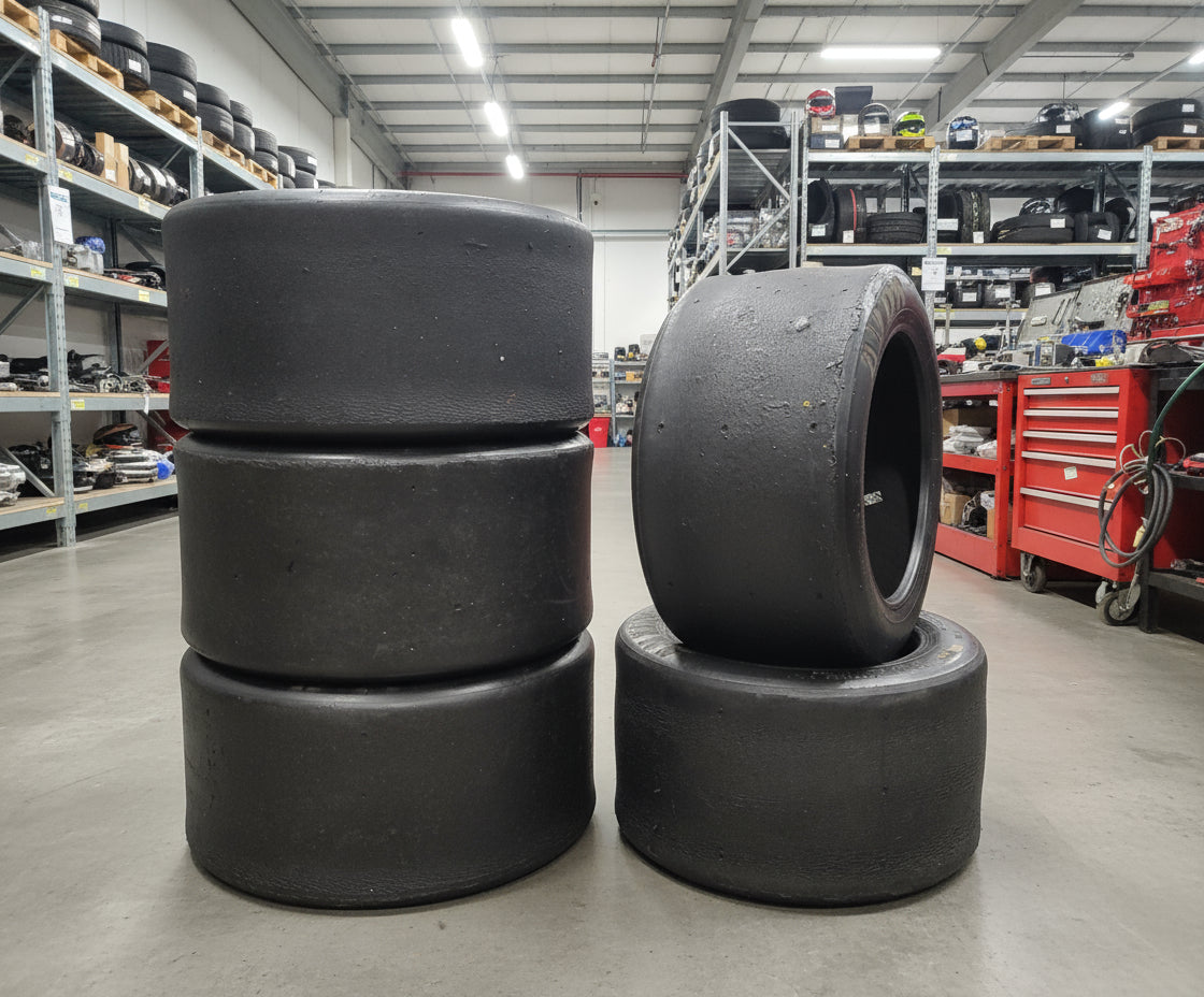 Avon 215/50/15 (8.5/23.5/15) Slick Racing Tyres. Grade A