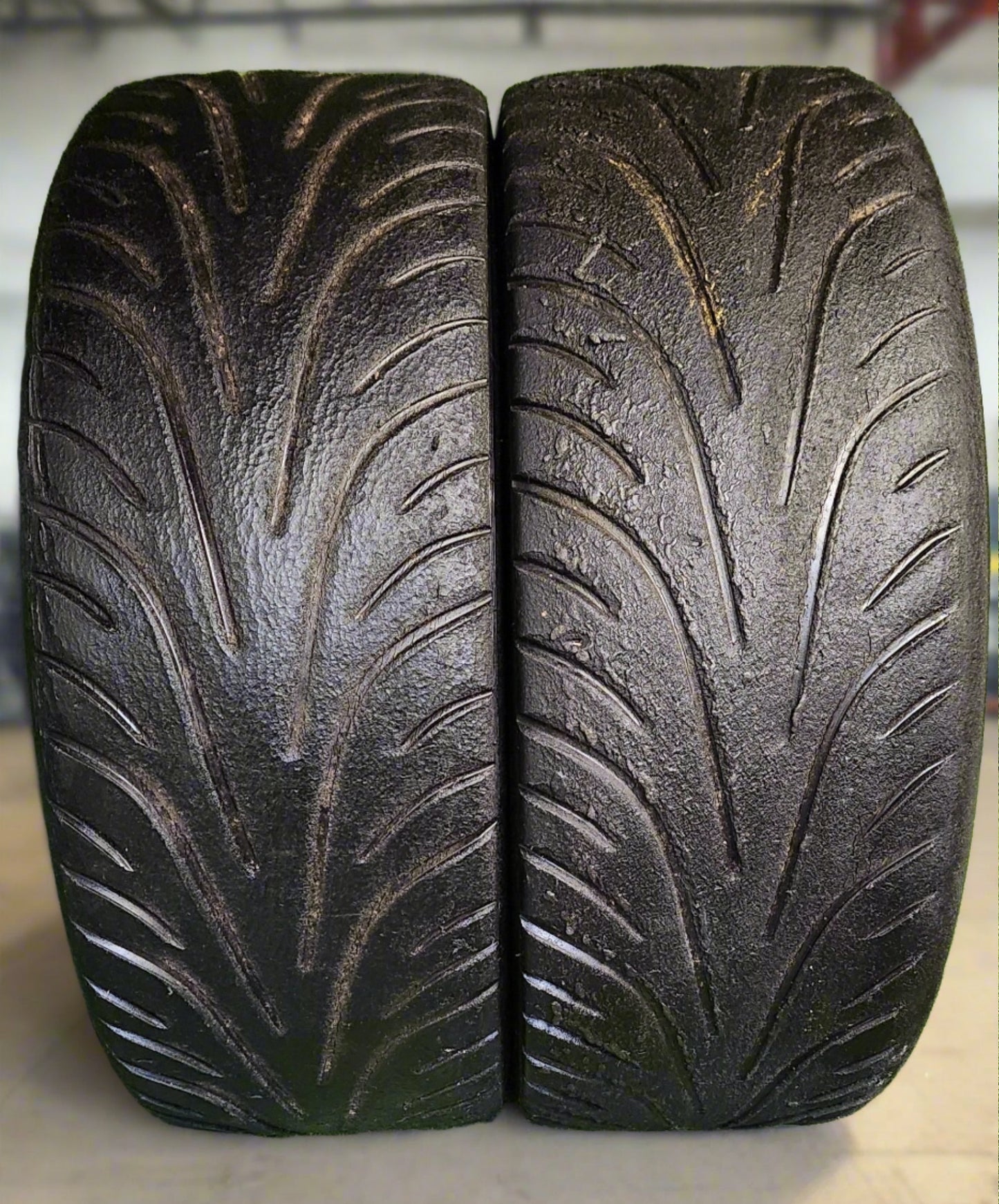 Goodyear (Dunlop) 205/62/17 Ex-Clio Cup Wets (215/45/17). (Pair)