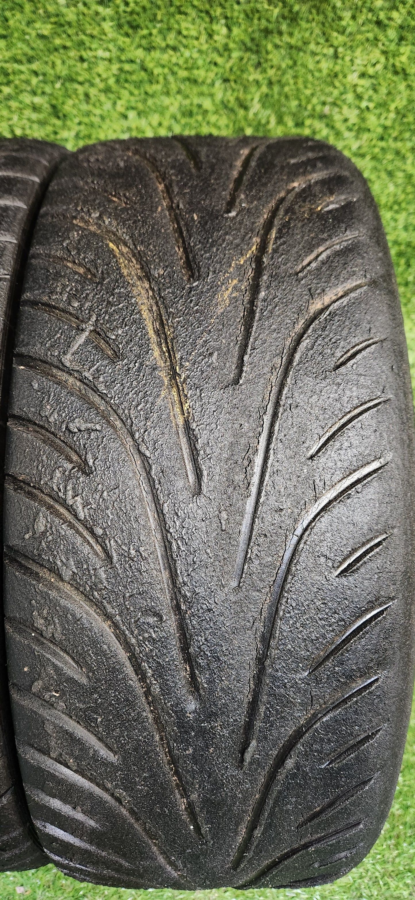 Goodyear (Dunlop) 205/62/17 Ex-Clio Cup Wets (215/45/17). (Pair)