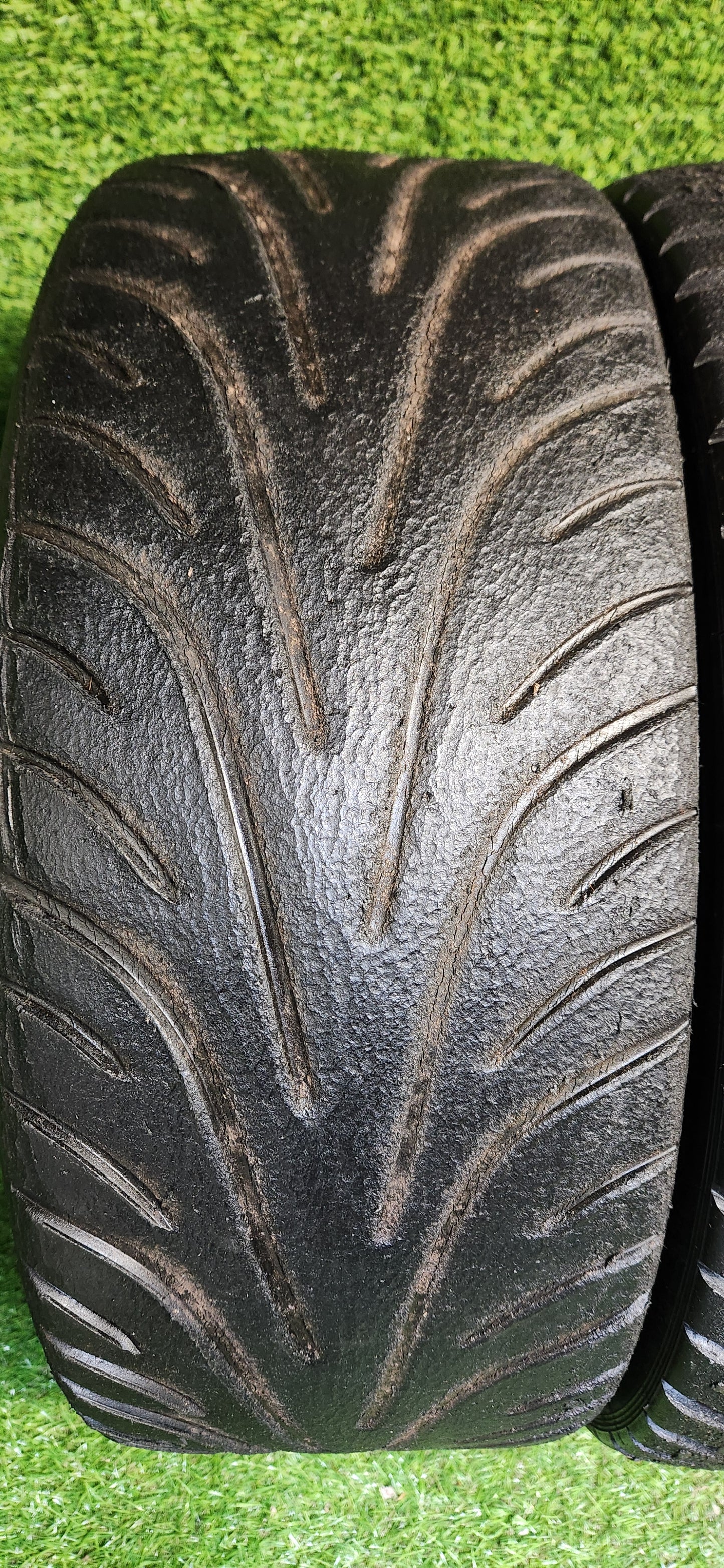 Goodyear (Dunlop) 205/62/17 Ex-Clio Cup Wets (215/45/17). (Pair)
