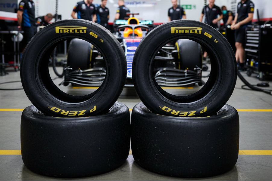 Pirelli P-Zero Sets Of Low Mileage Slicks Tyres (200/540/13 & 230/57/13)