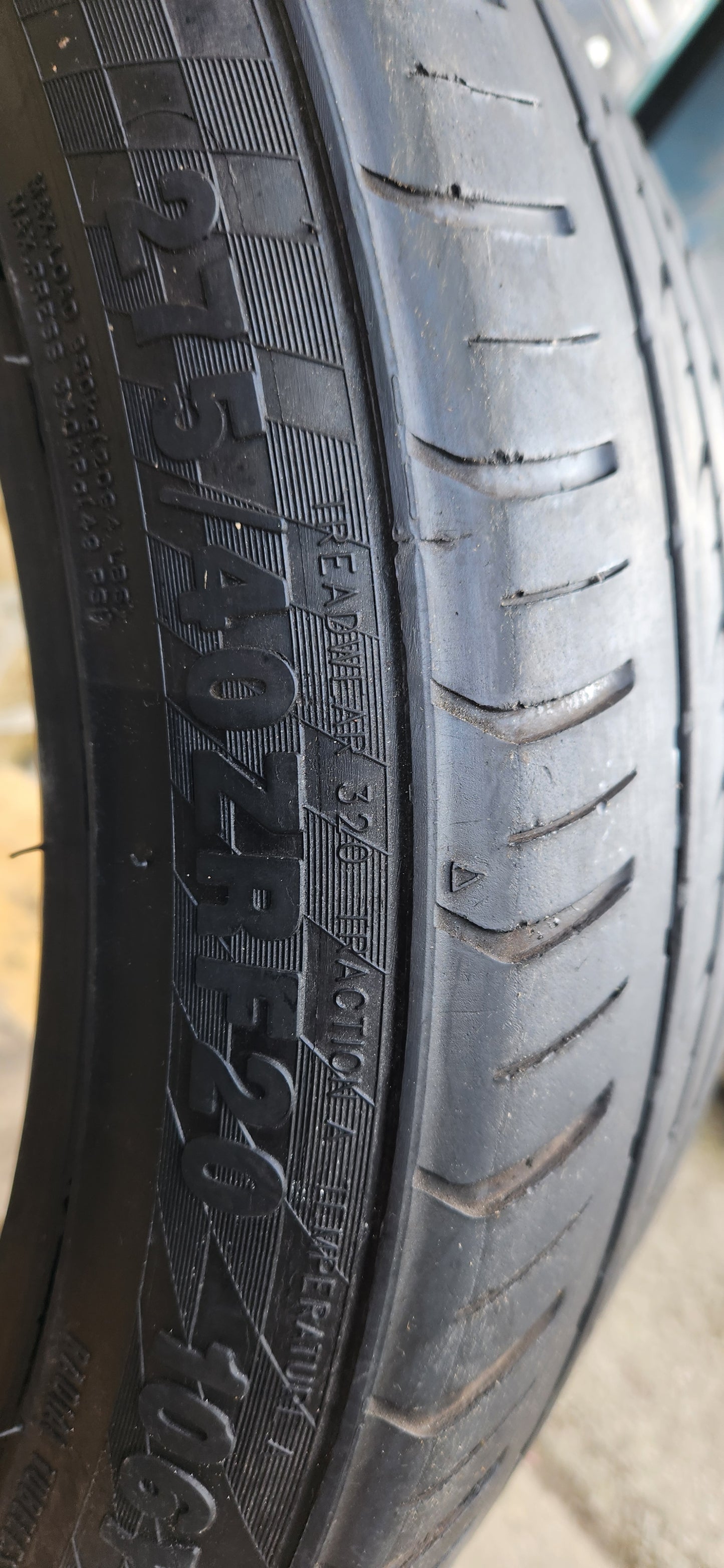 275/40/20 RADAR DIMAX R8+ Part Worn Tyre