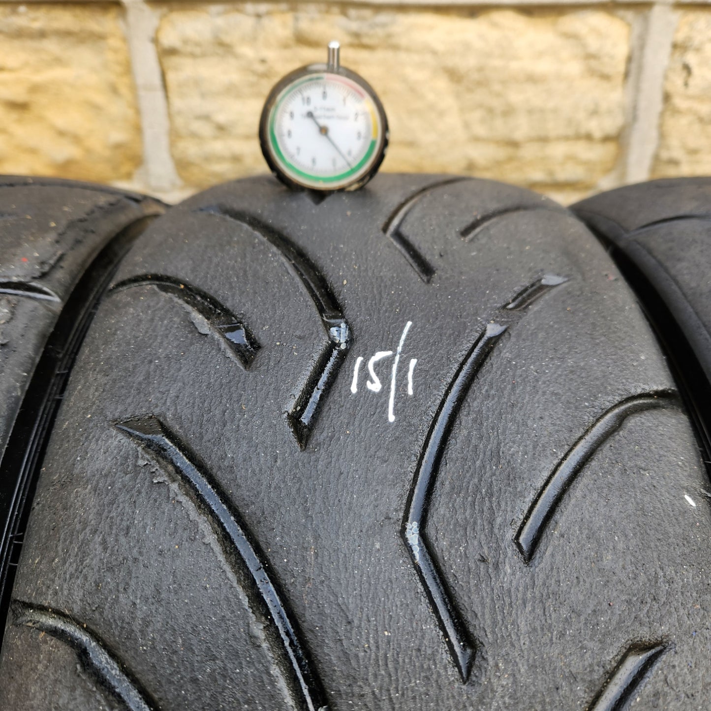 Dunlop 195/50/15 Direzza DZ03G Semi Slicks. Set 1