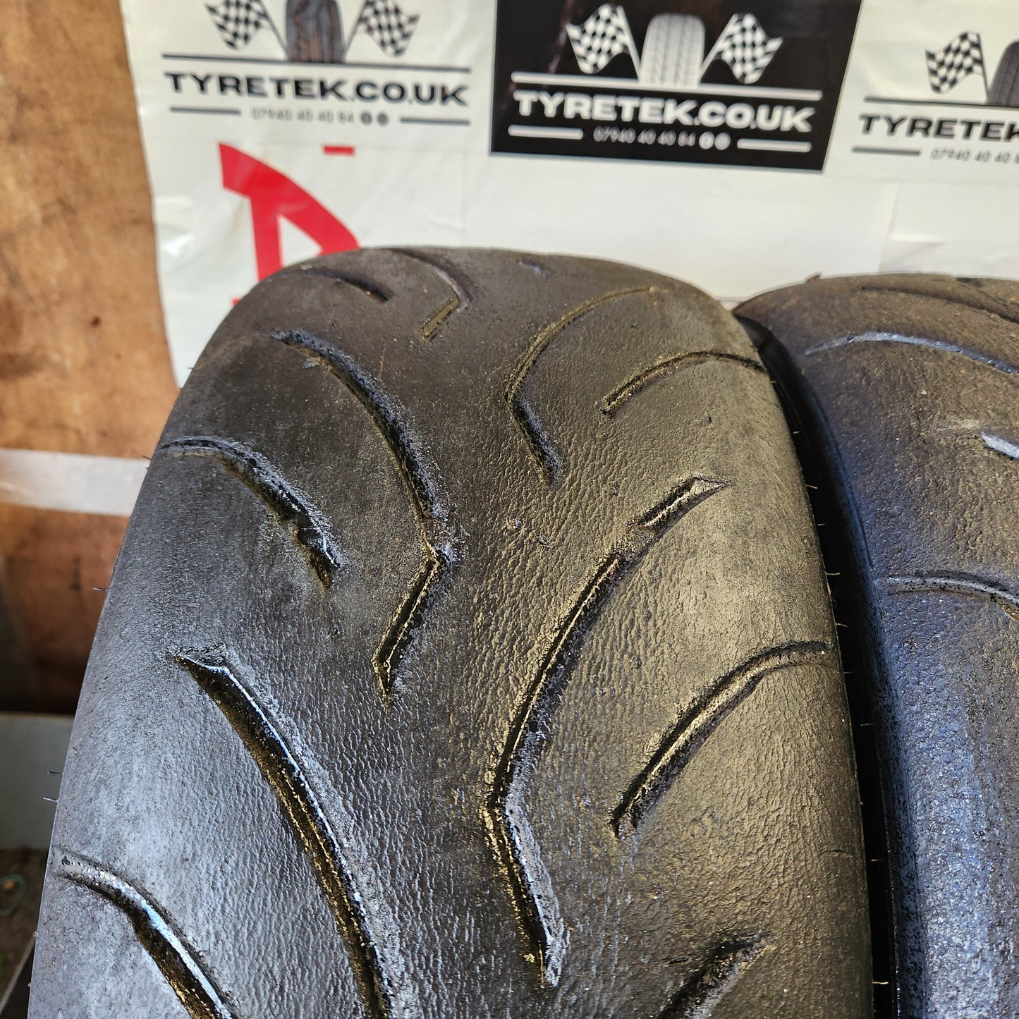 Dunlop 195/50/15 Direzza DZ03G Semi Slicks. Set 2