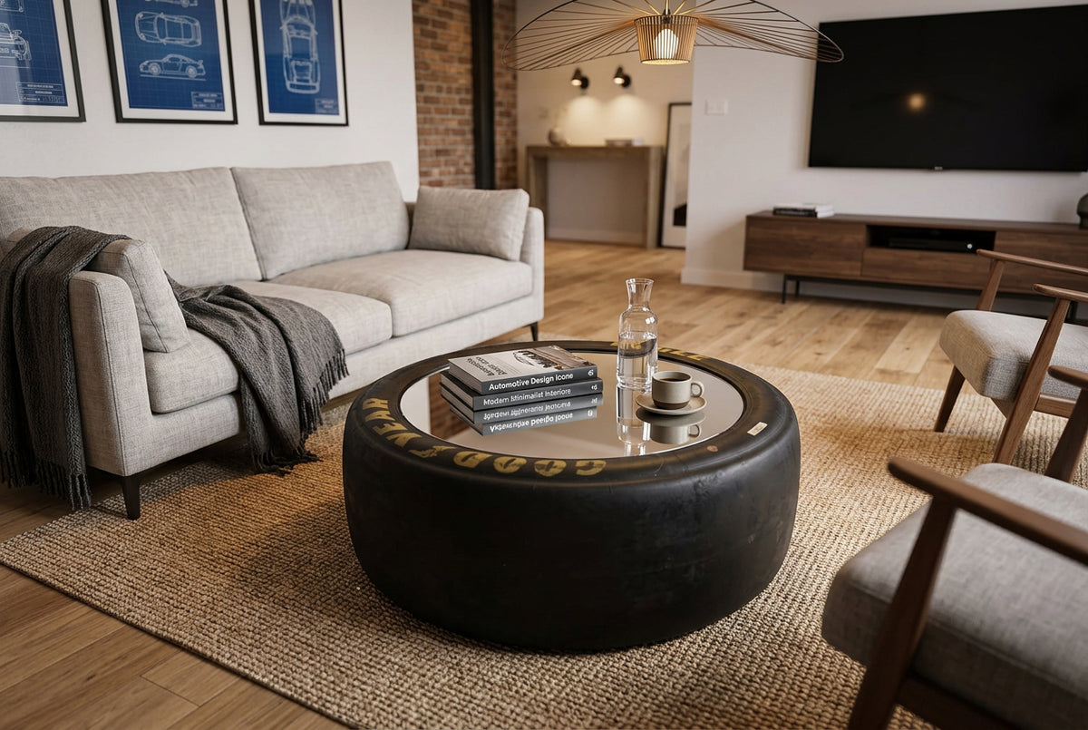 F1 / Le Mans Goodyear Motorsport Racing Slick Tyre Coffee Table