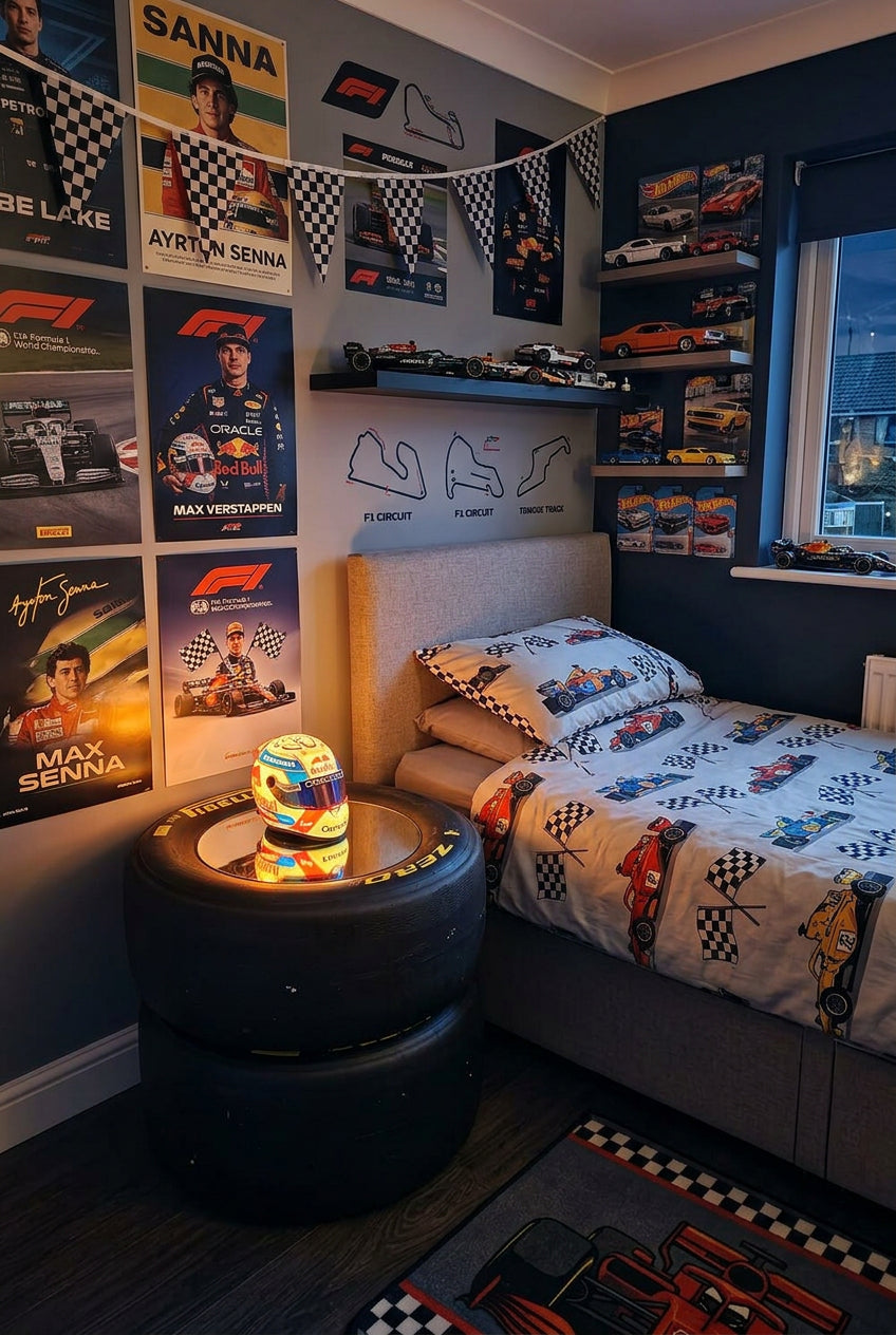 Racing F1 / Le Mans Pirelli Motorsport Childs Bedside Table