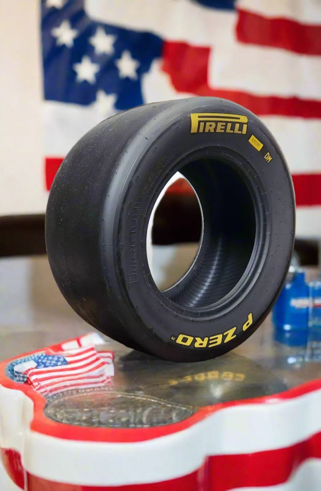 Pirelli Motorsport Racing Slick Tyre. Wall Art / Furniture / Mancave