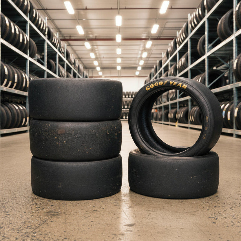 Goodyear (Dunlop) 235/61/17 (235/45/17) Dry Racing Slicks. Grade B