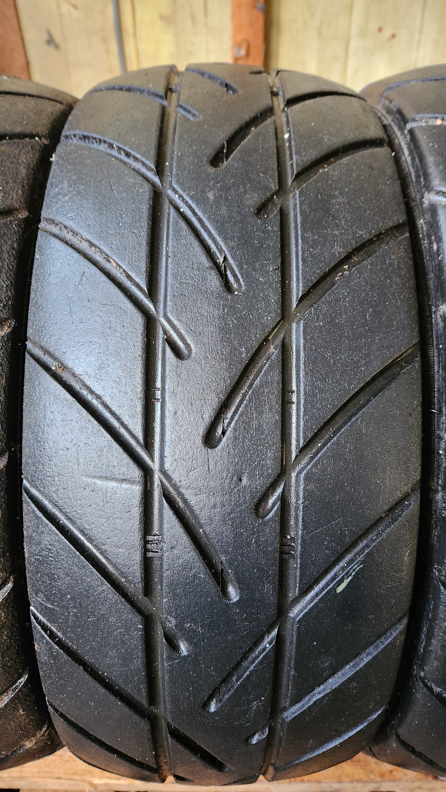 MRF ZTW 195/58/15 (205/50/15) Race Wet Tyres (Set of 4). Superb!