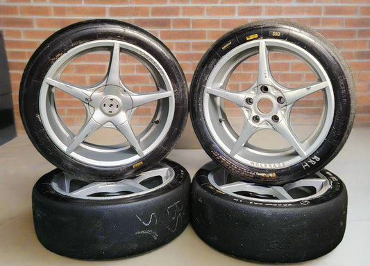 BMW 5 X 120 Alloy Wheels with Michelin 20/61/17 Slick Tyres. (Set of 4)