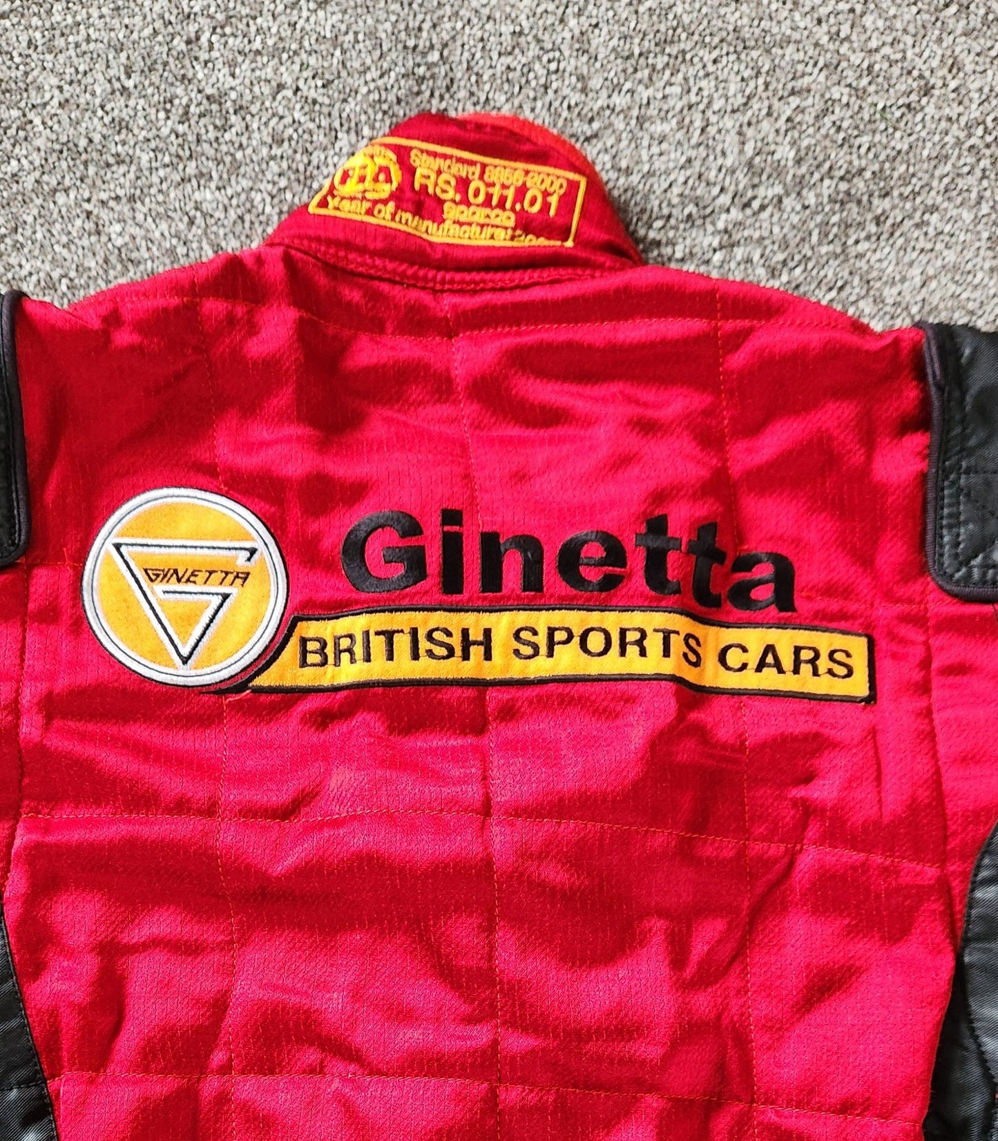 Stunning Lico (By Sparco) Ginetta Racesuit. In date for UK Motorsport. FIA current specification.