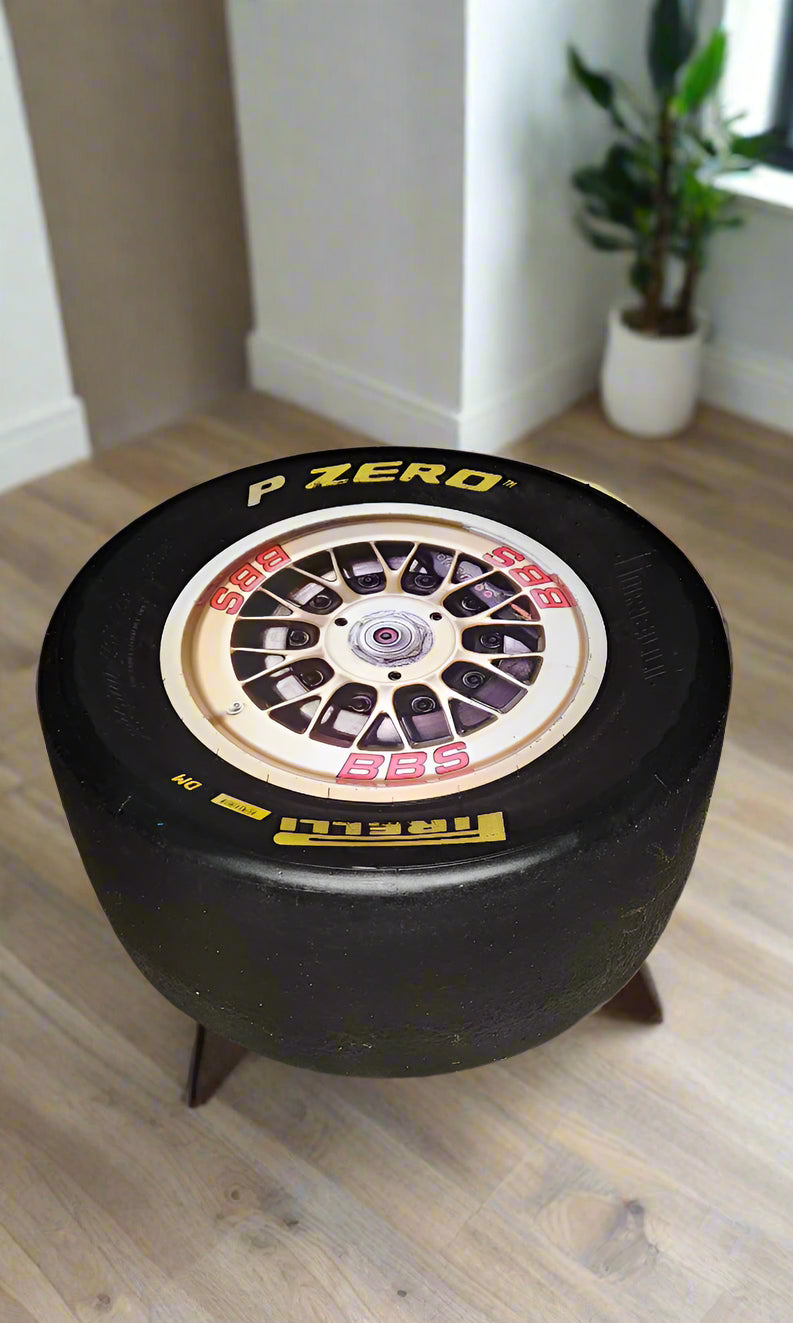 Stunning F1 Motorsport Racing Slick Tyre Coffee Table, Le Man's Race C ...