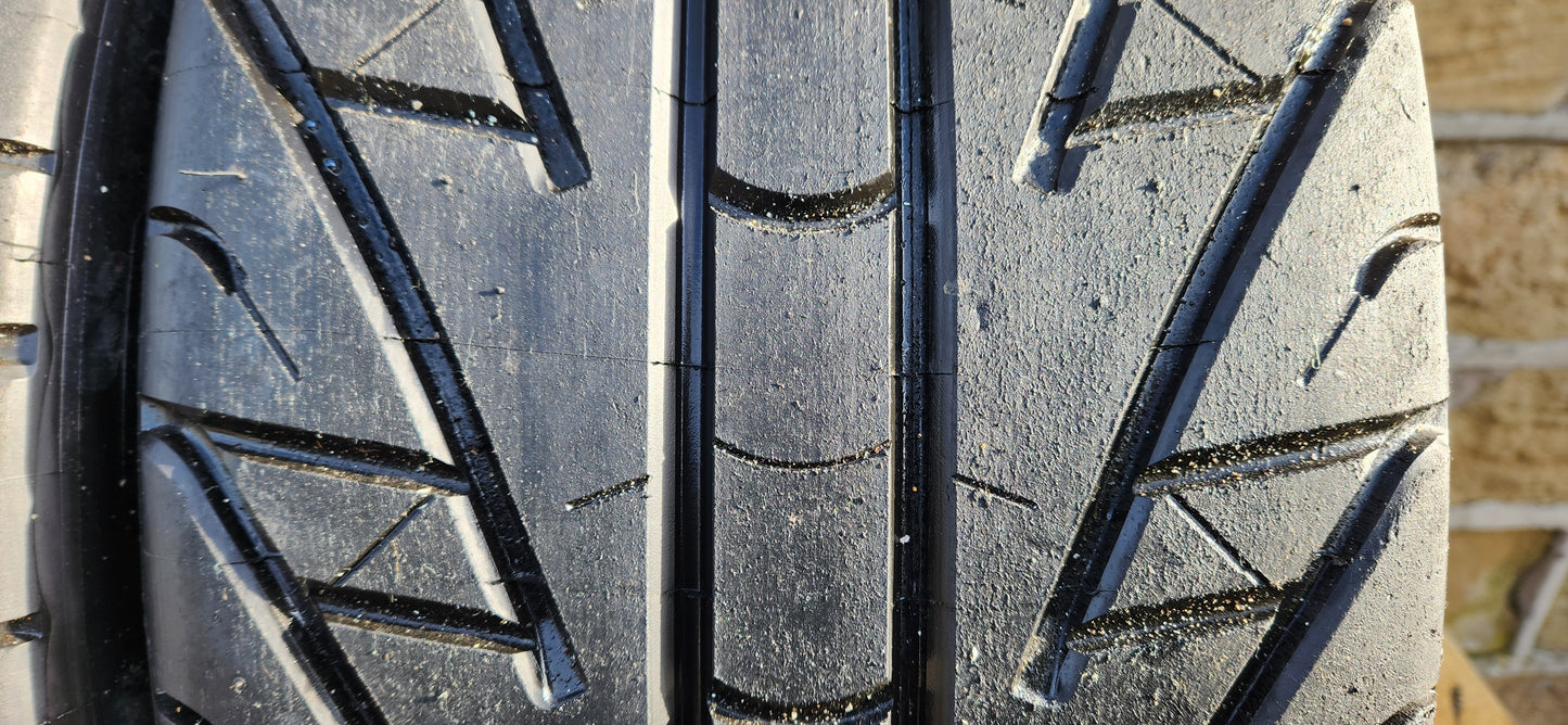 Michelin 25/64/18 Wet Trackday / Race Tyres Pair 07. One Session's Use