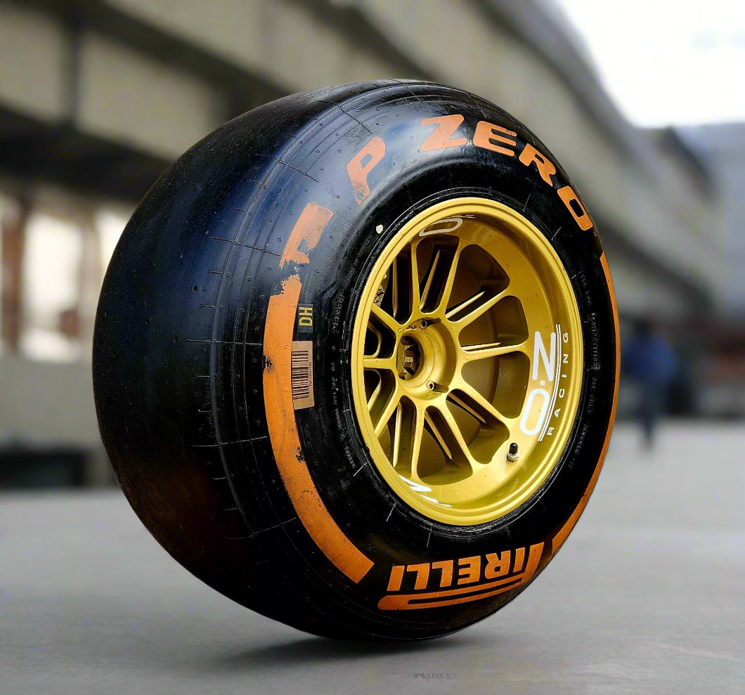 Kimi Raikkonen / Romain Grosjean Race Used F1 Wheel and Tyre