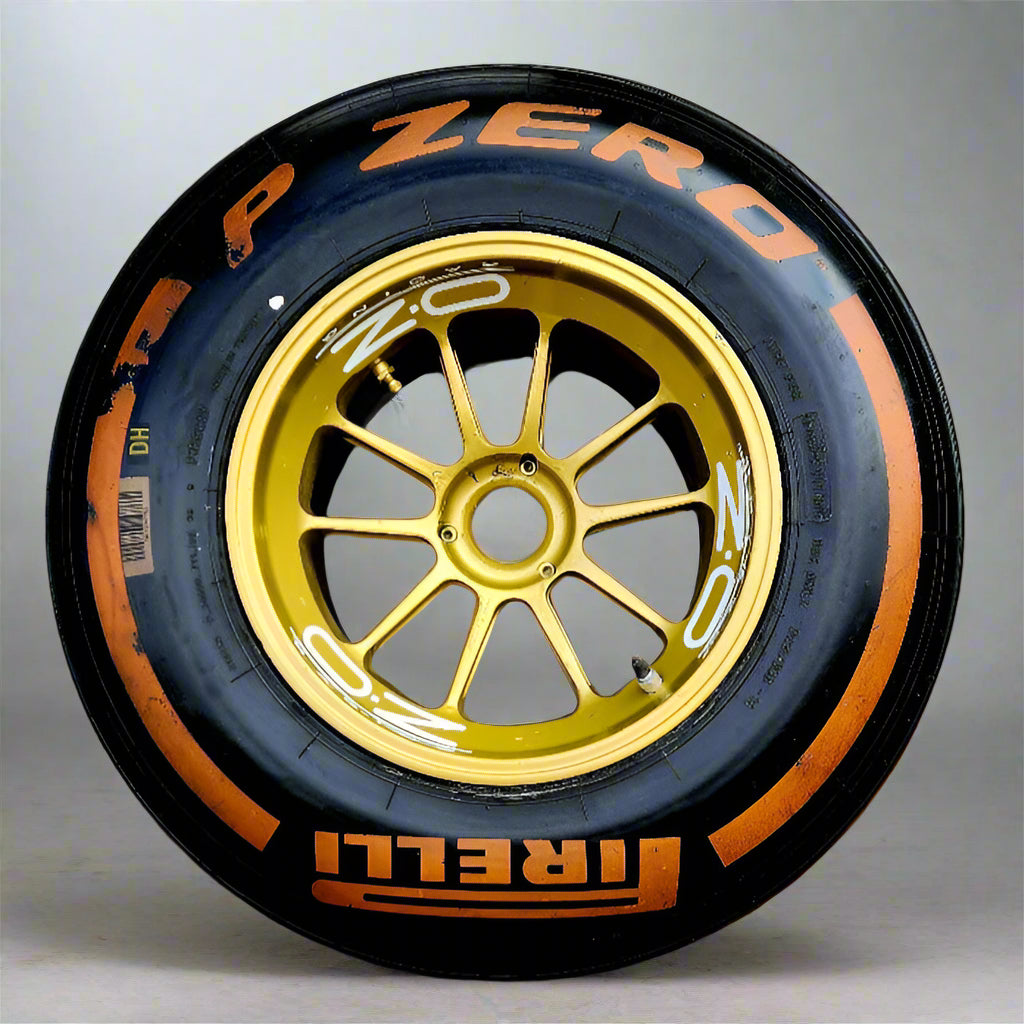 Kimi Raikkonen / Romain Grosjean Race Used F1 Wheel and Tyre
