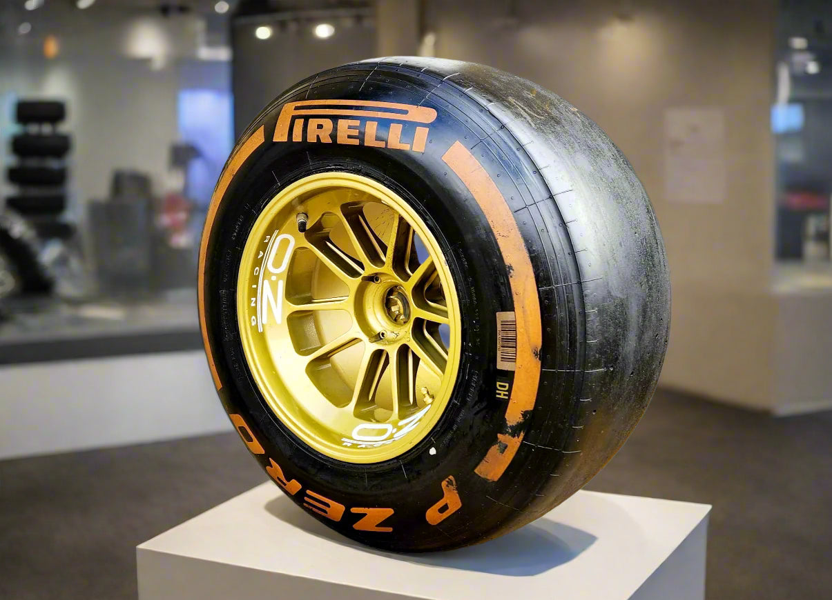 Kimi Raikkonen / Romain Grosjean Race Used F1 Wheel and Tyre