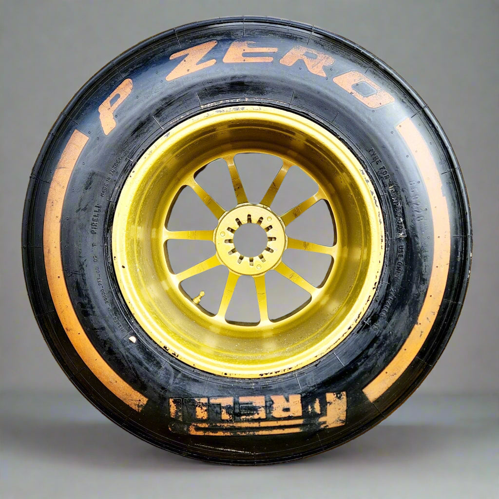 Kimi Raikkonen / Romain Grosjean Race Used F1 Wheel and Tyre
