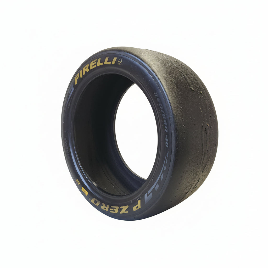 Genuine Pirelli F1 Racing Slick Tyre. Race Used!