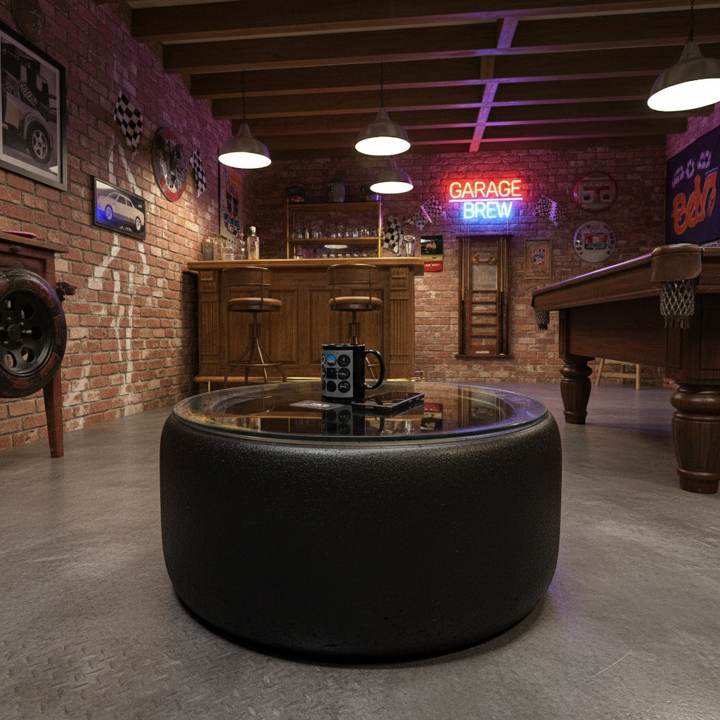 Pirelli F1 Racing Car / Motorsport Racing Slick Tyre Coffee Table.