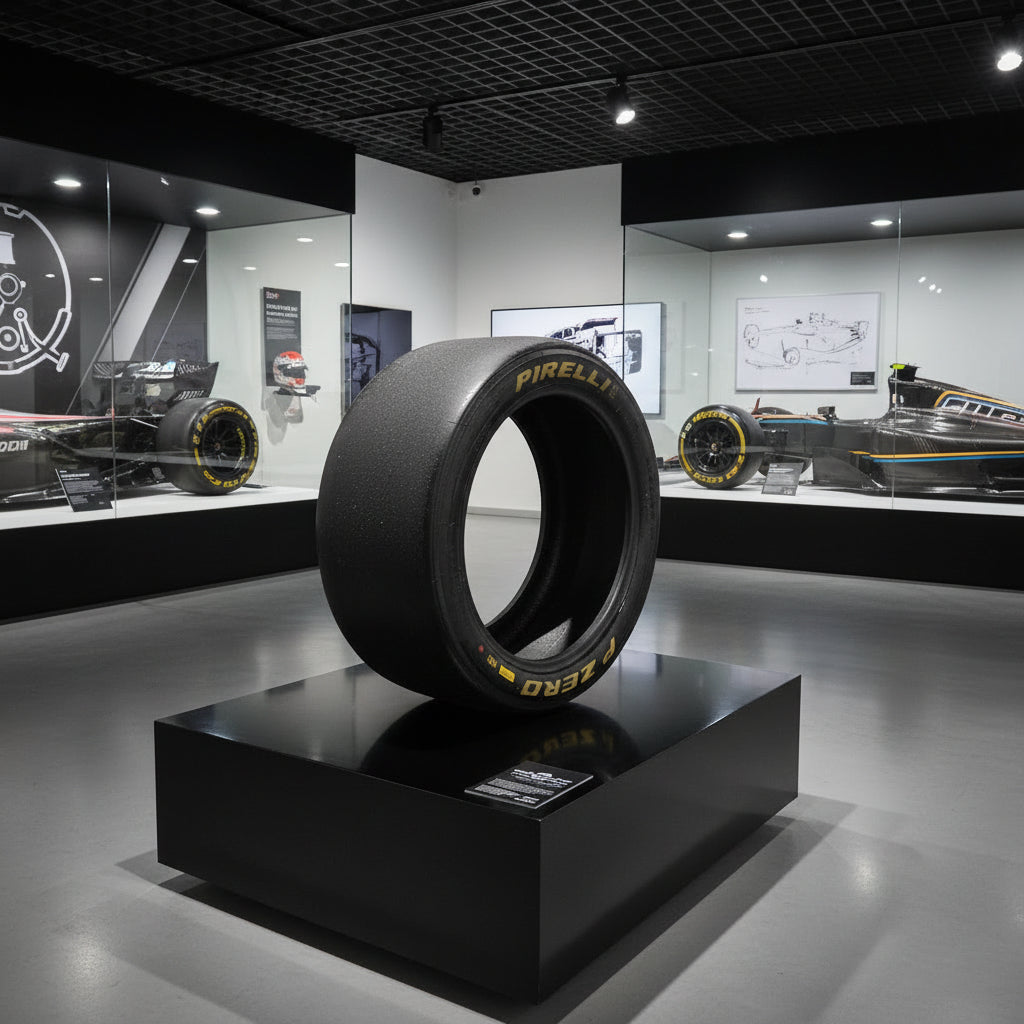 Genuine Pirelli F1 Racing Slick Tyre. Race Used!