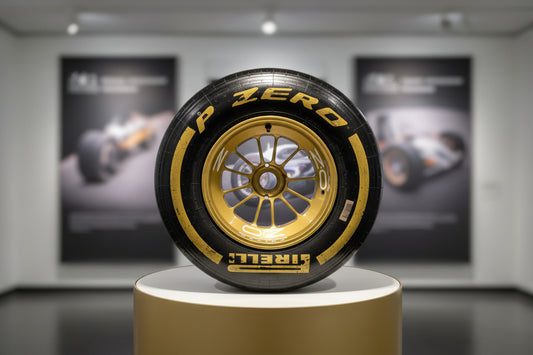 Kimi Raikkonen / Romain Grosjean Race Used F1 Wheel and Tyre.