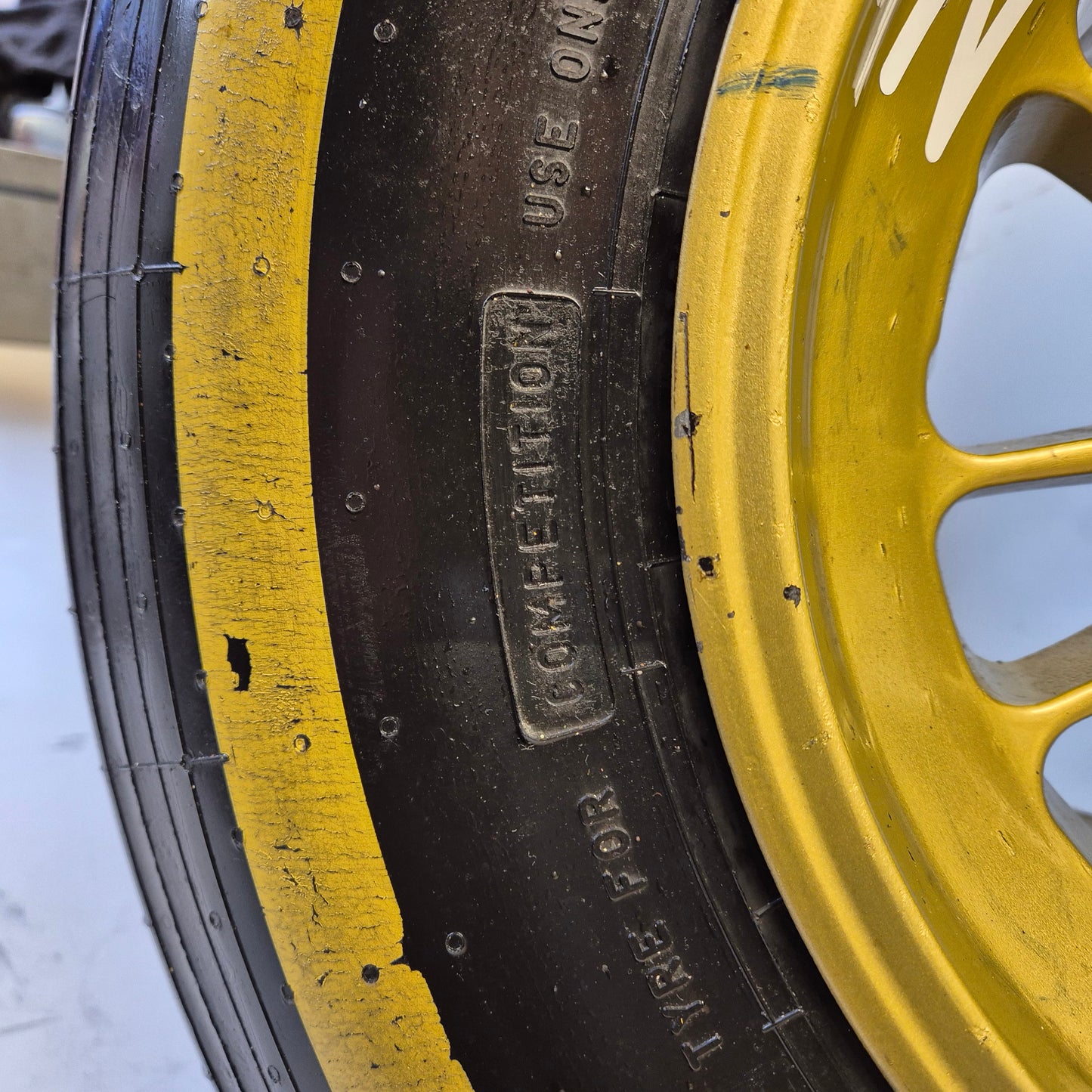 Kimi Raikkonen / Romain Grosjean Race Used F1 Wheel and Tyre.