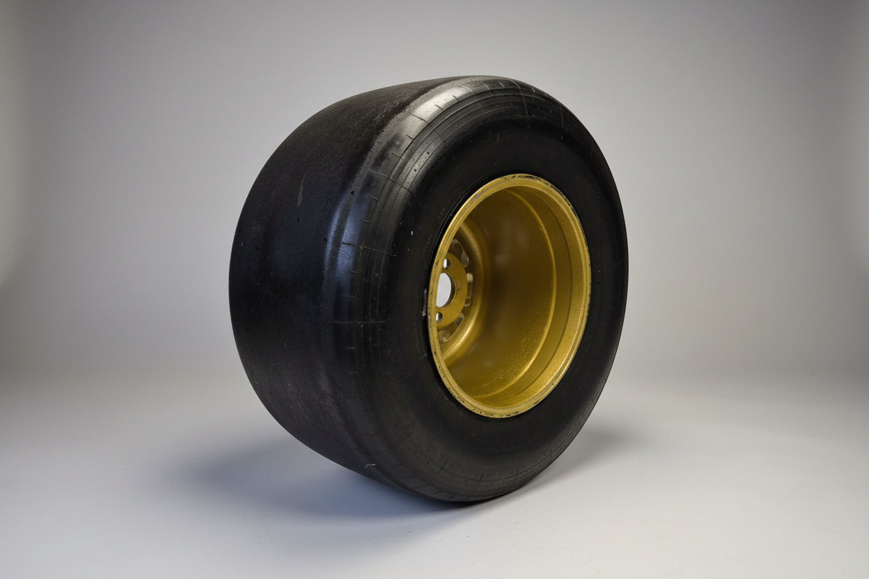 Kimi Raikkonen / Romain Grosjean Race Used F1 Wheel and Tyre.