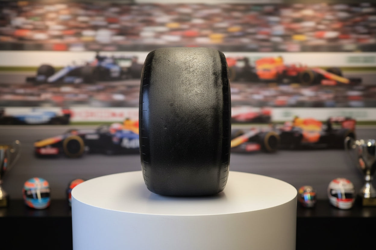 Kimi Raikkonen / Romain Grosjean Race Used F1 Wheel and Tyre.