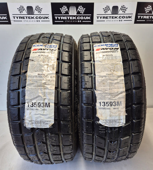 Avon 160/53/13 Wet Racing Tyres (New Pair)
