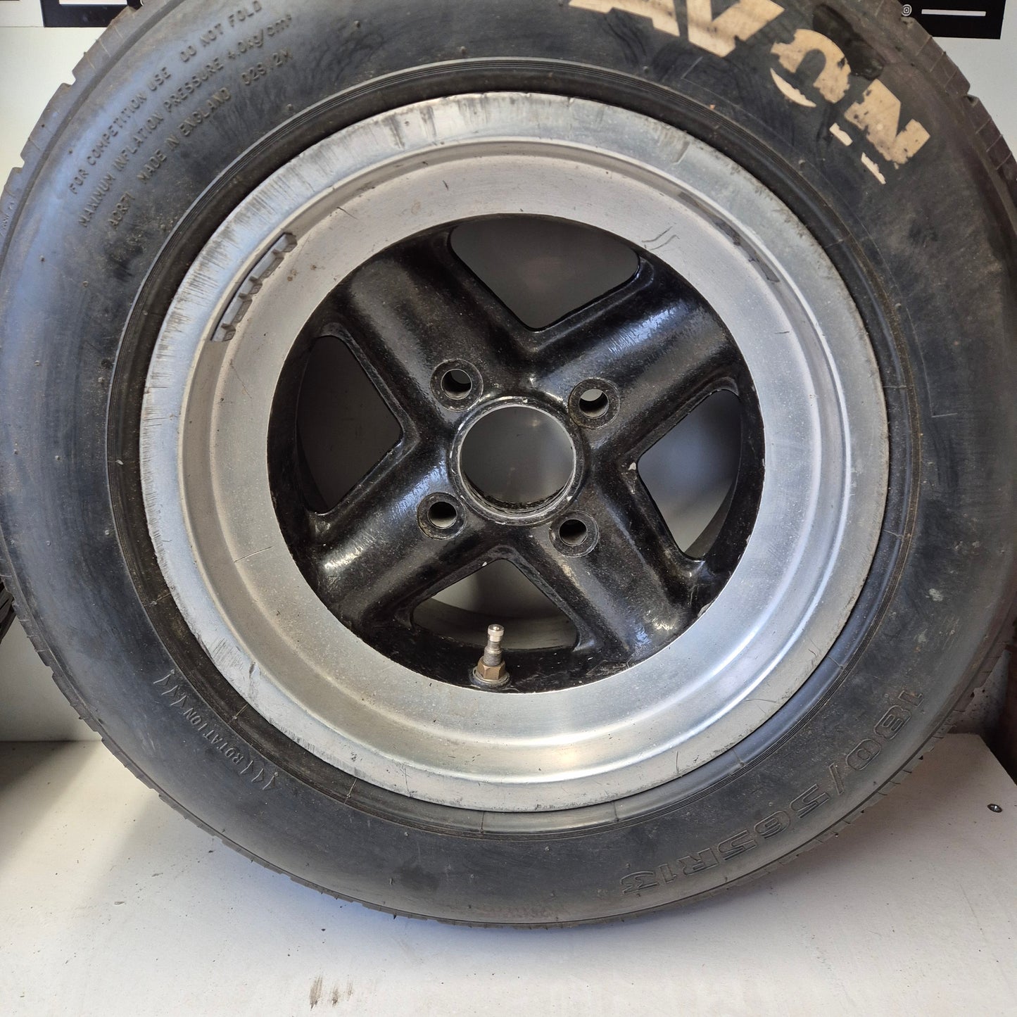 FF2000 Centre Lock or Studs Revolution Alloy Rims and Avon Wets