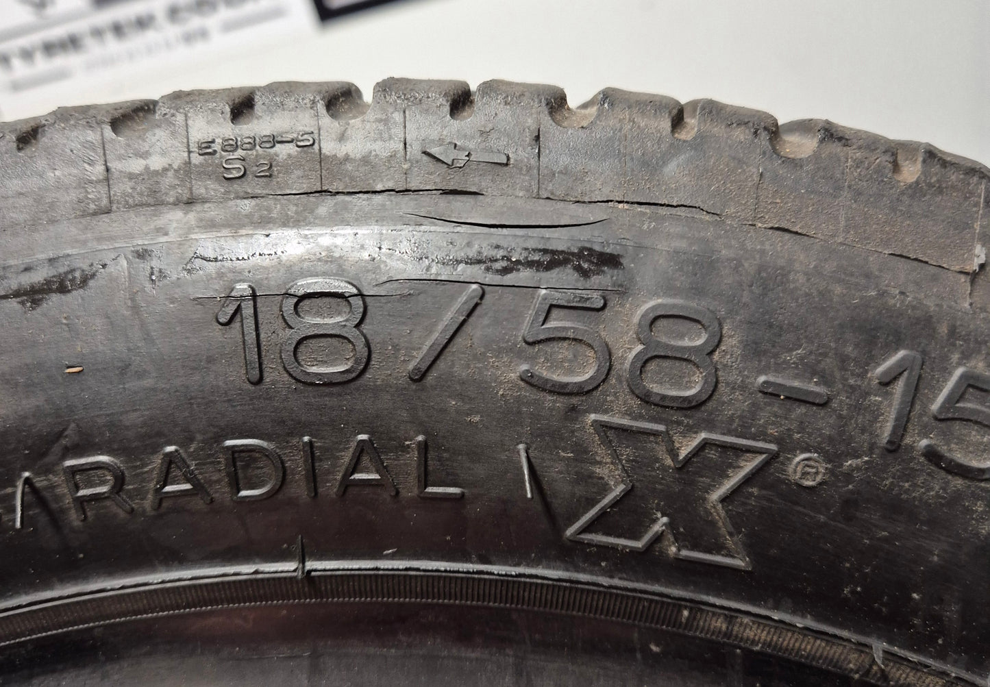 Michelin 18/58/15 (195/50/15) Wet Racing Tyres. (SET 02)