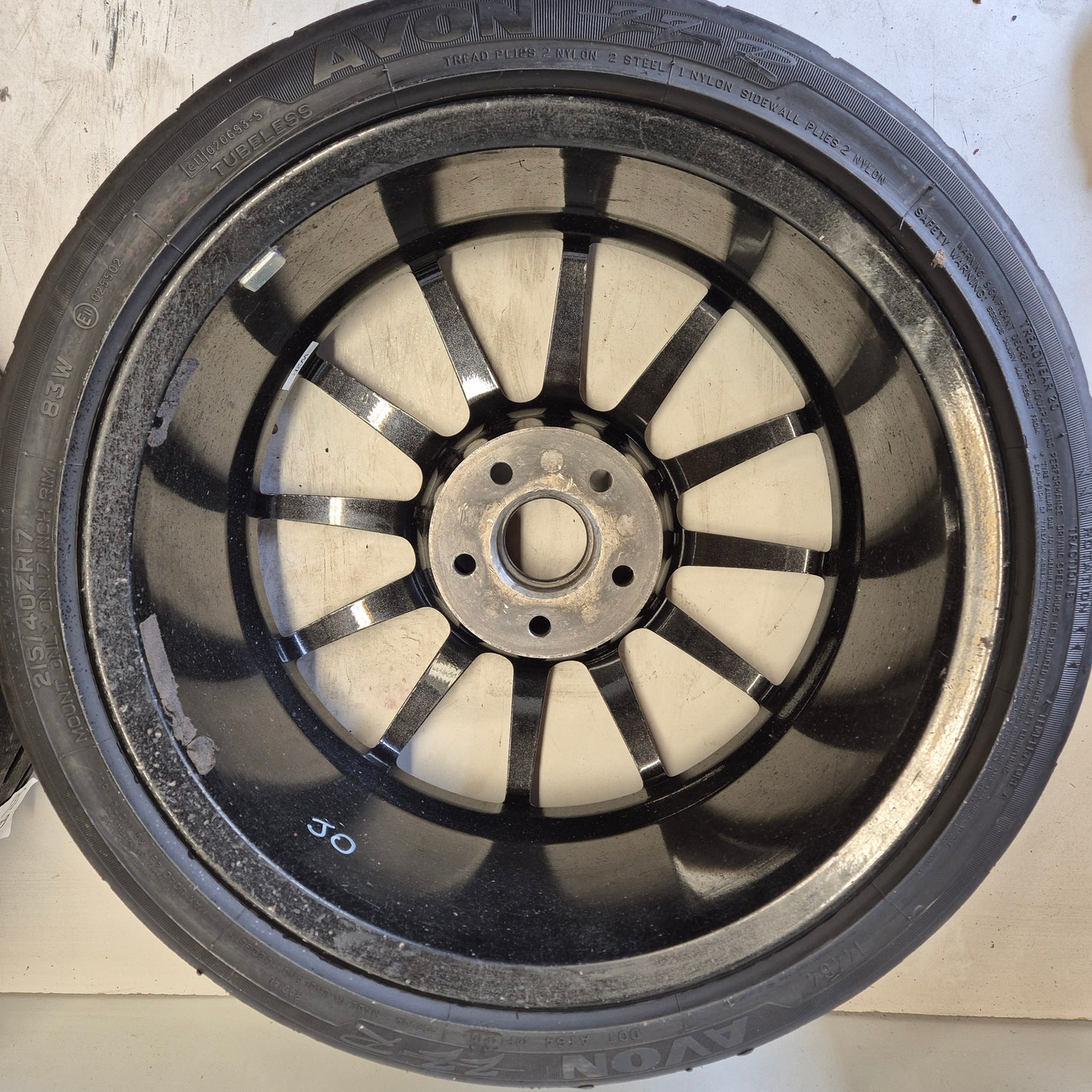 5 X 110 Team Dynamics Pro Race 1.2.  17" Alloy Wheels