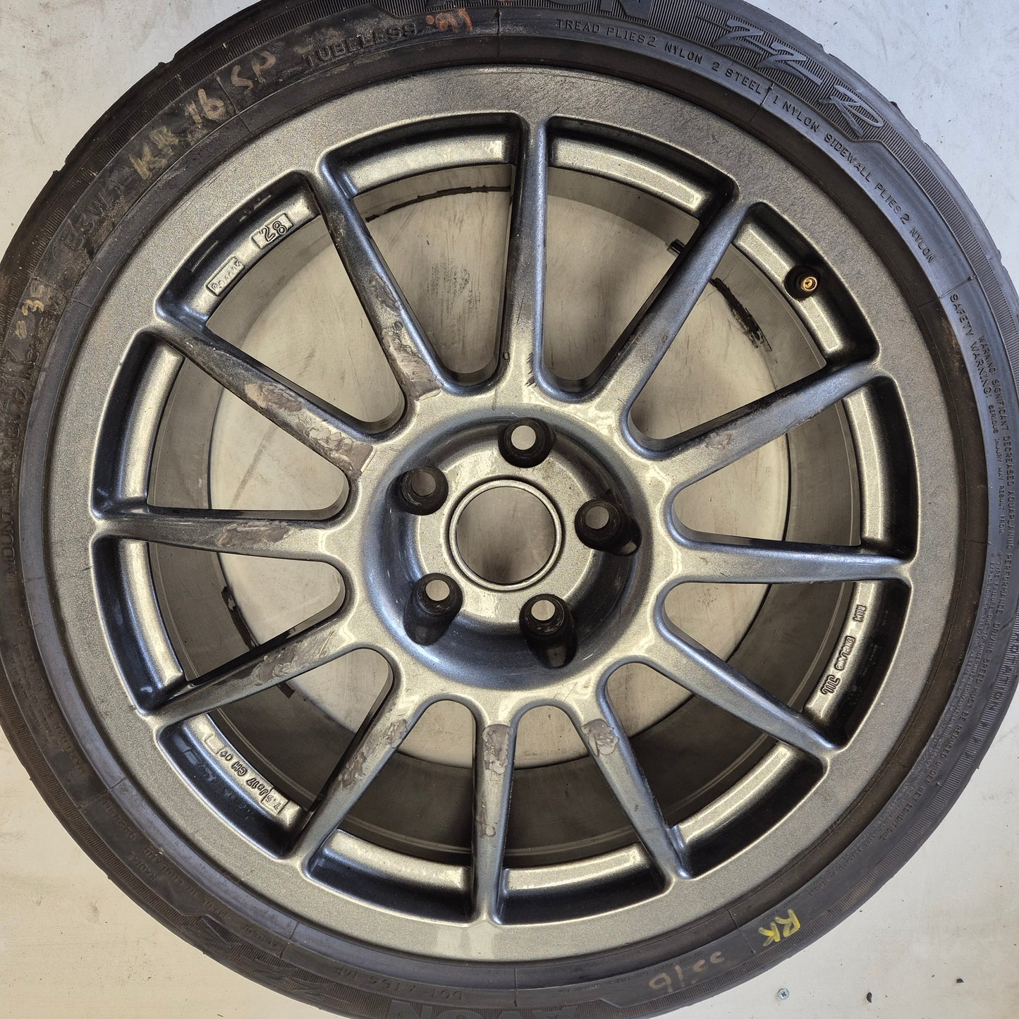 5 X 110 Team Dynamics Pro Race 1.2.  17" Alloy Wheels