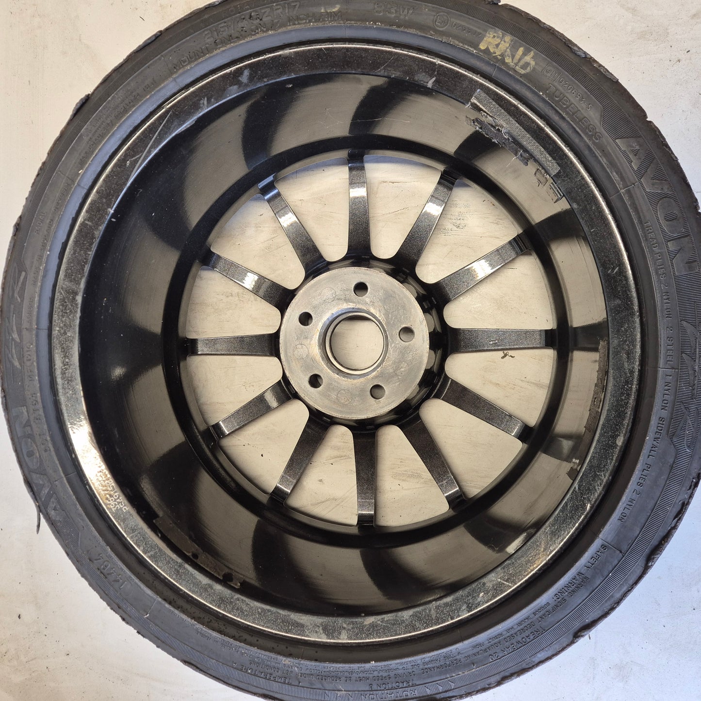 5 X 110 Team Dynamics Pro Race 1.2.  17" Alloy Wheels