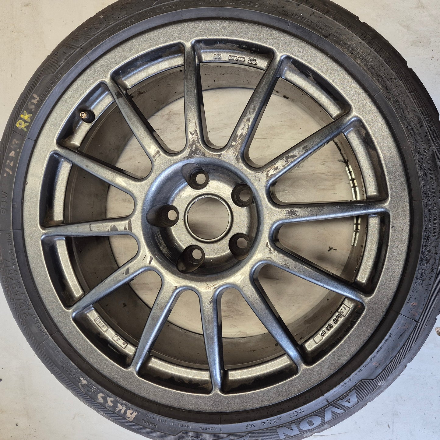 5 X 110 Team Dynamics Pro Race 1.2.  17" Alloy Wheels