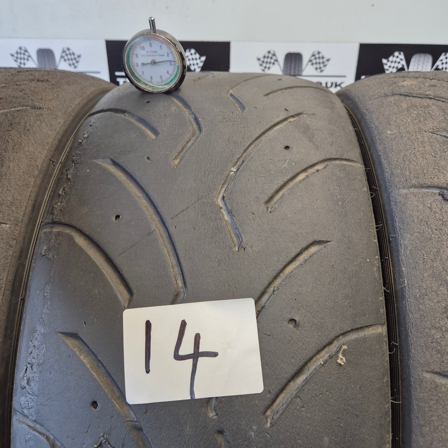 Dunlop 225/45/17 Direzza DZ03G Semi-Slick Racing Trackday/Race Tyres. Set 14
