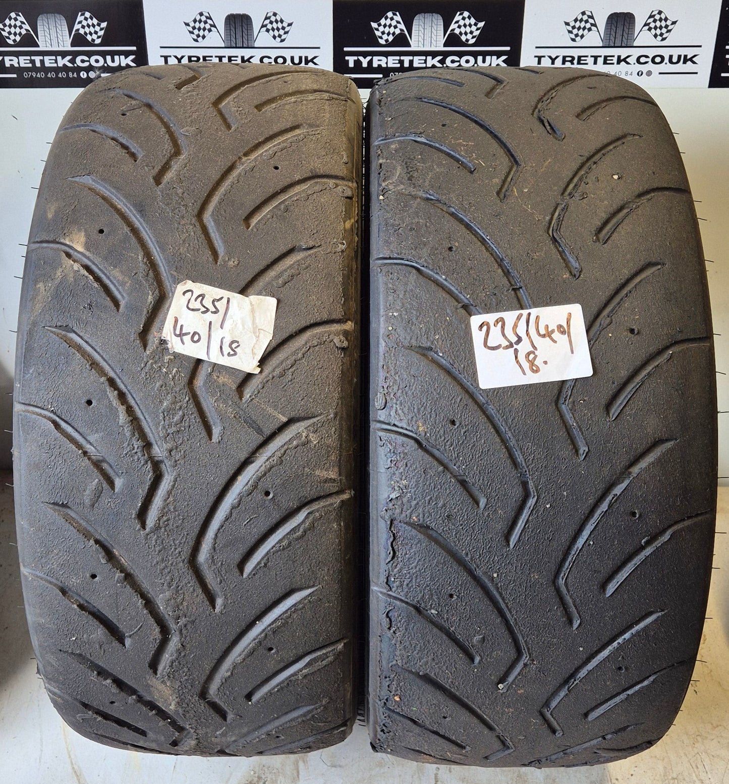 Dunlop Direzza DZ03G 235/40/18 Semi Slicks. (Pair)