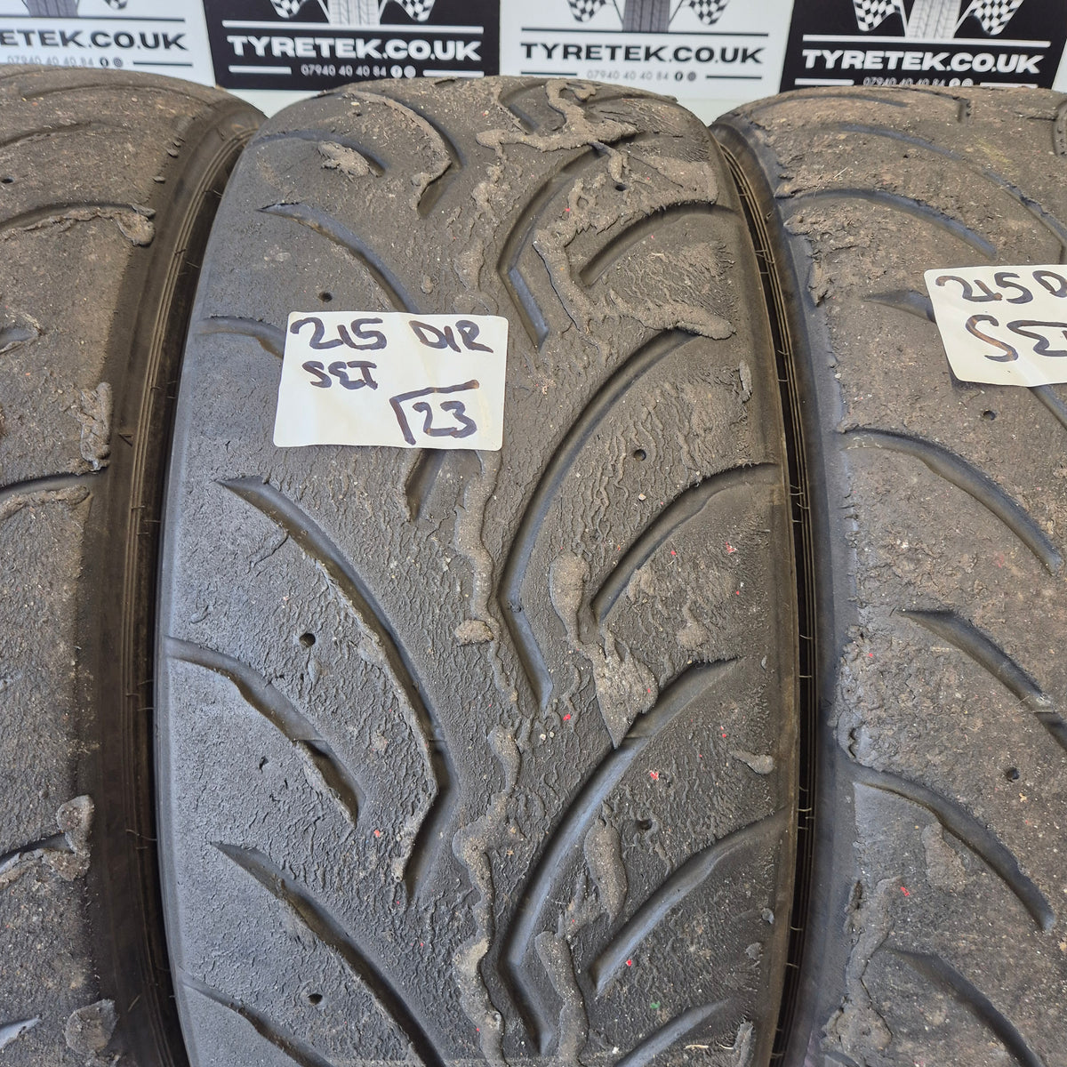 Dunlop 215/45/17 Direzza DZ03G Semi-Slick Racing Trackday/Race Tyres. Set of 4