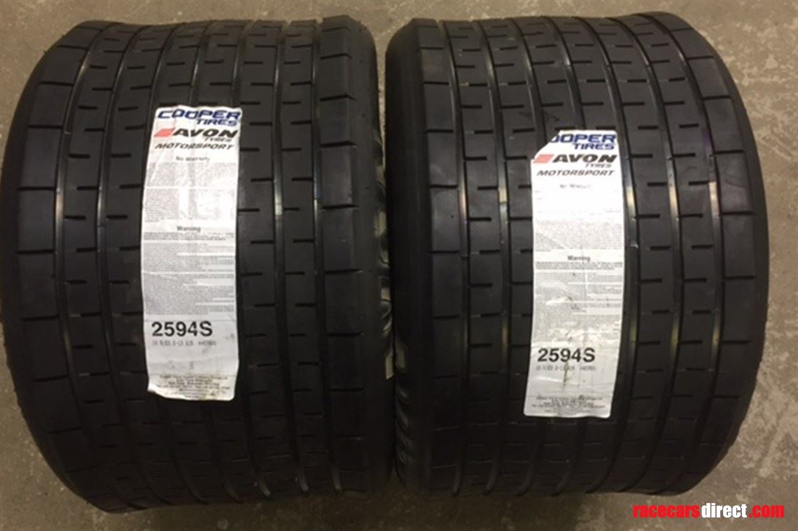 Avon 10.0/20.0/13 Wet Racing / Trackday Tyres. New Pair