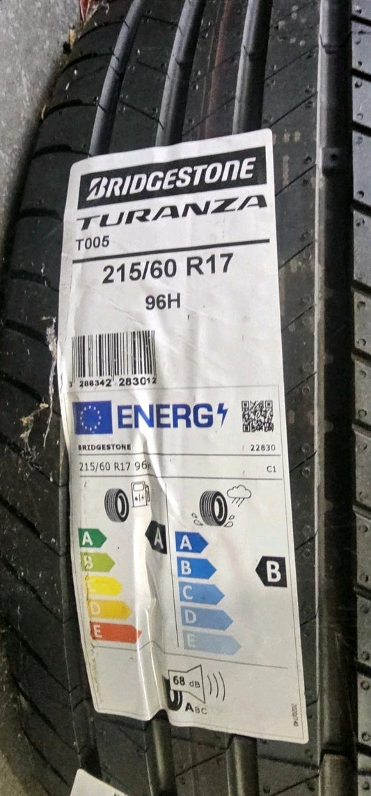 Bridgestone Turanza T005 215/60 R17 96H. (New)