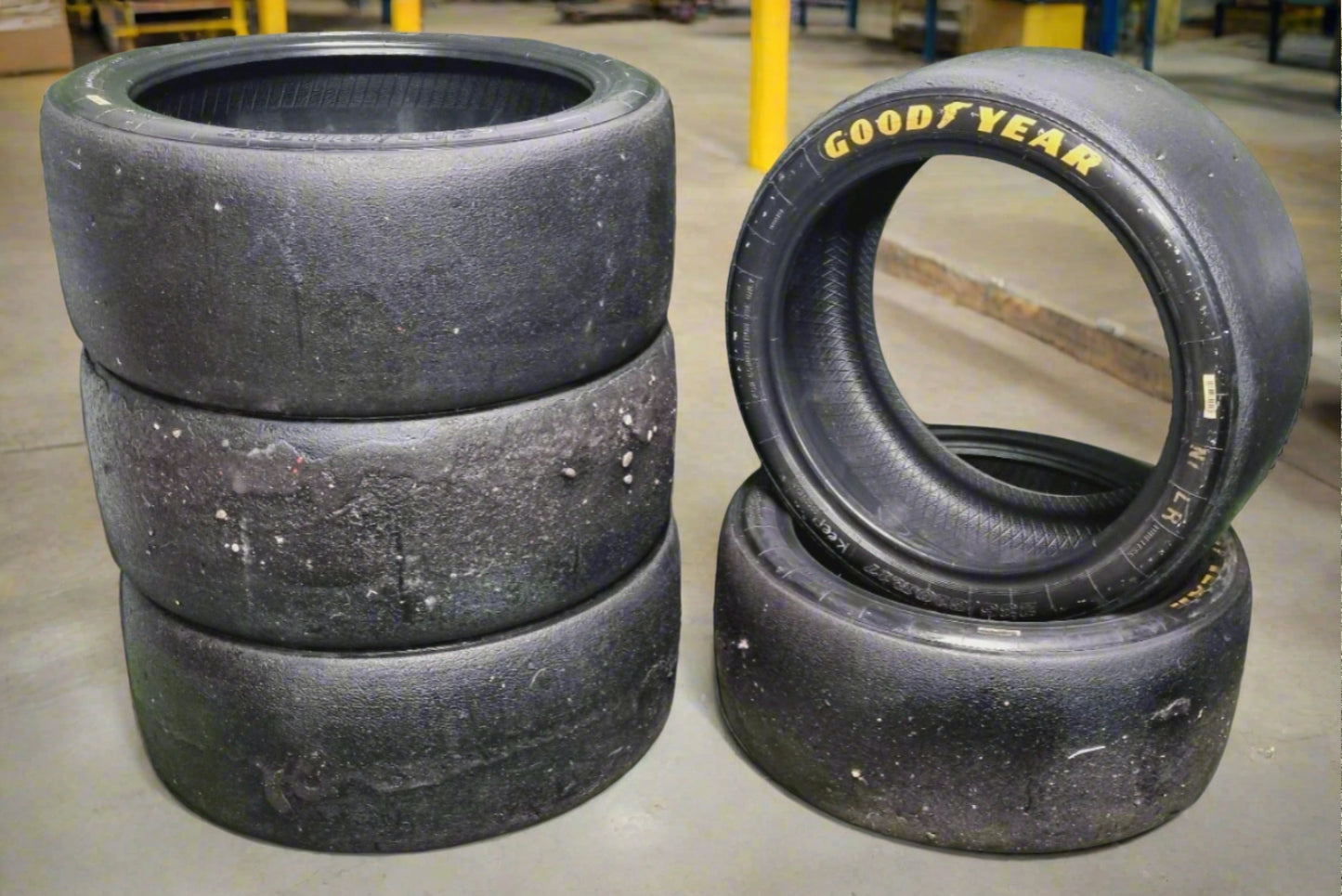 Goodyear (Dunlop) 235/61/17 (235/45/17) Dry Racing Slicks. Grade A