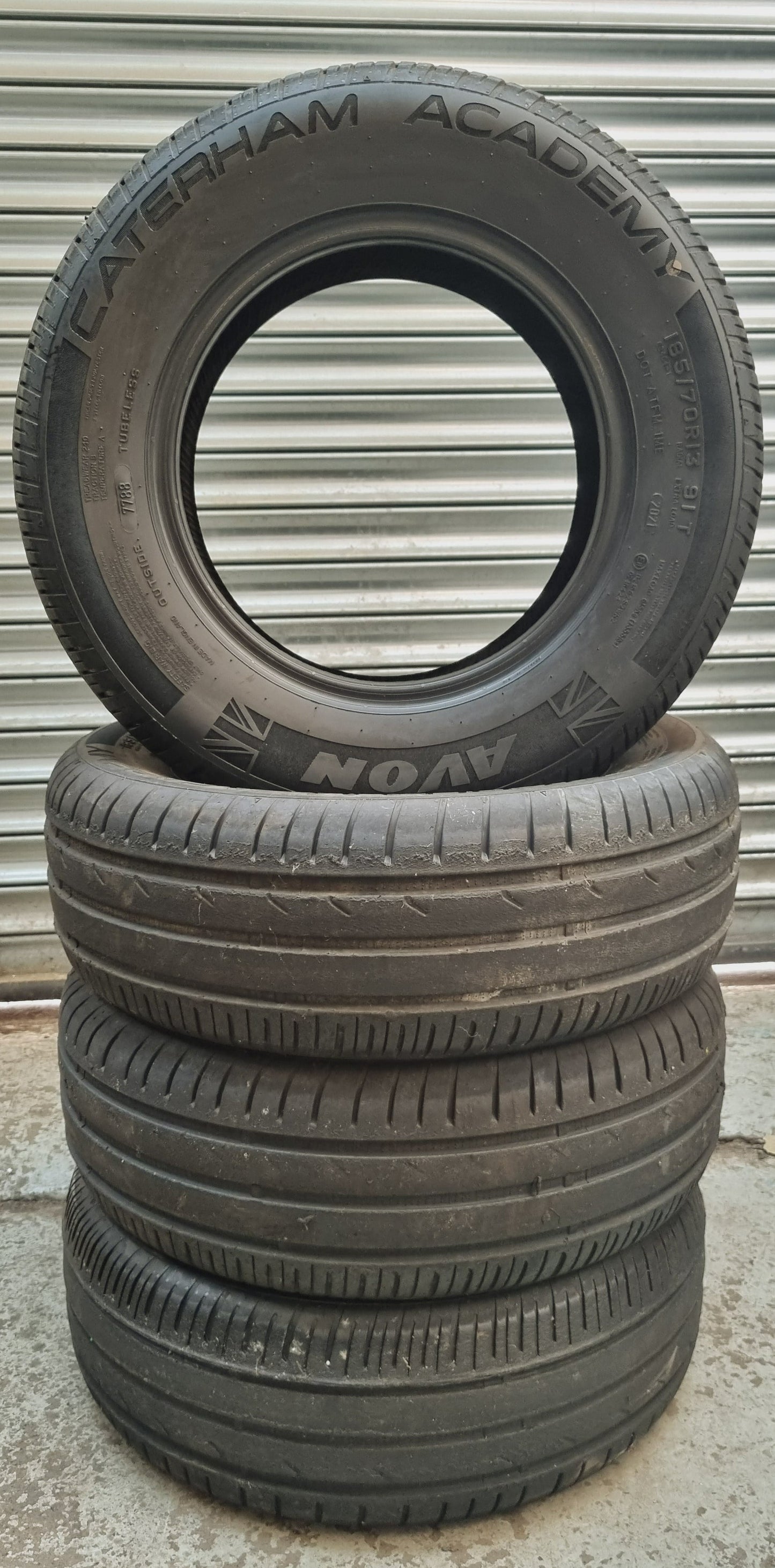 Avon Caterham Academy 185/70/13 Road Legal Track Tyres