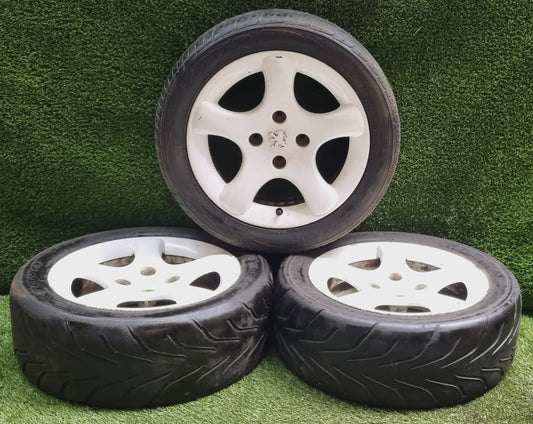 Peugeot 306 GTI-6 / HDi 15" Cyclone Alloys. Wheels only, no tyres.