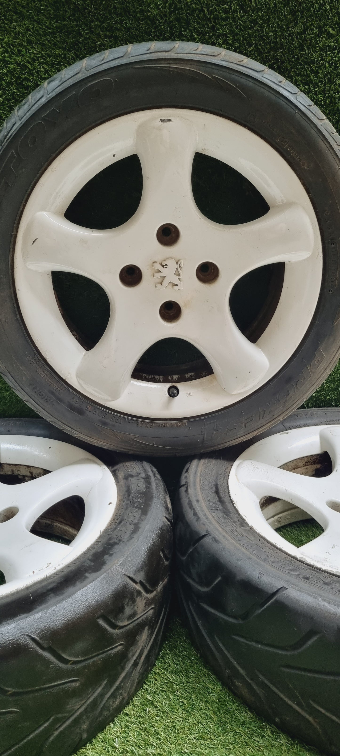Peugeot 306 GTI-6 / HDi 15" Cyclone Alloys. Wheels only, no tyres.