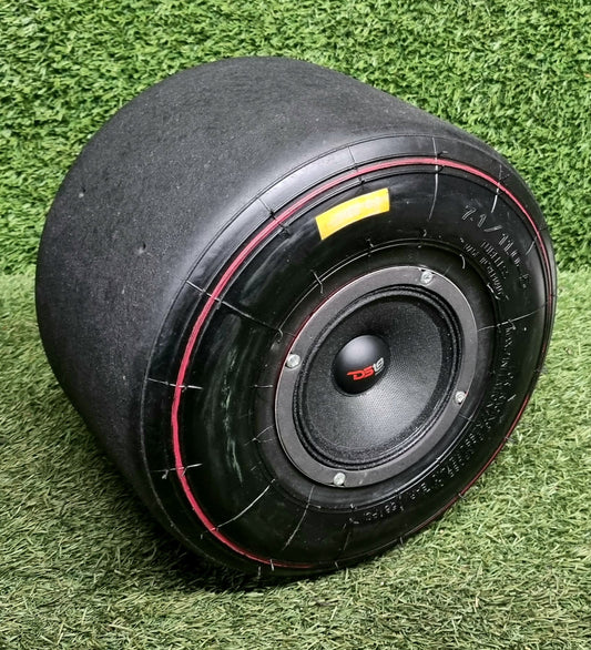 6" Bluetooth Speaker Built Into A Kart Tyre
