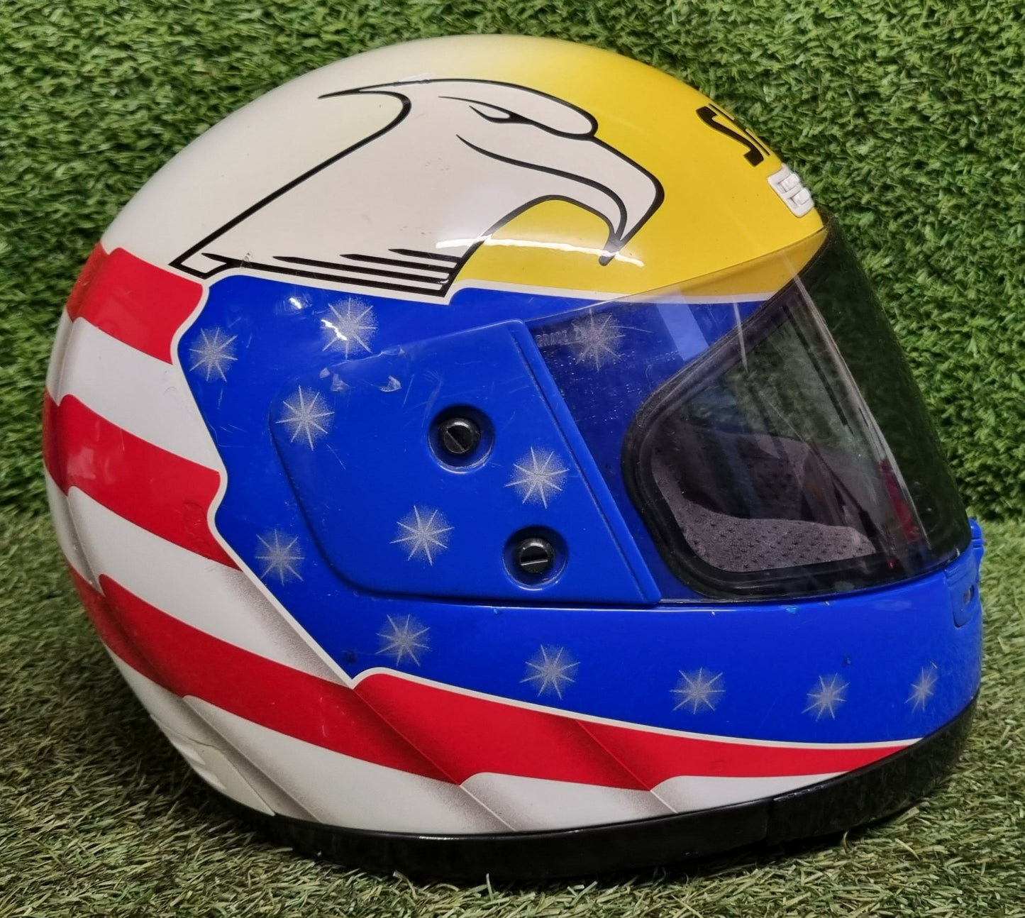 John Kocinkski Retro / Vintage Shoei Motorcycle Helmet